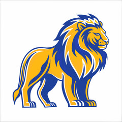 Fototapeta premium from Lion Vector Art and Illustration Set