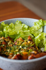 Thai chicken dish, captured on April 16, 2025. Flavorful and aromatic, made with tender chicken, herbs, and spices, offering a bold and savory taste of Thai cuisine