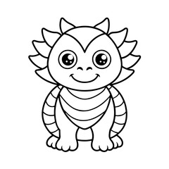 Fototapeta premium 8.5x8.5 coloring pages, bold and easy, black and white, line art, illustration, printable coloring pages, adult coloring book, kids coloring book, simple coloring designs, clean line art, bold outline