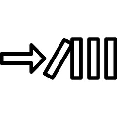 Domino Effect Icon