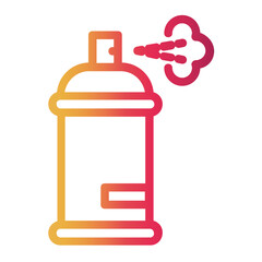spray Line Gradient Icon
