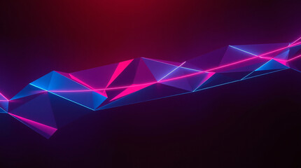 Origami movement shapes dynamic energy, flowing in electric arcs across a digital void.