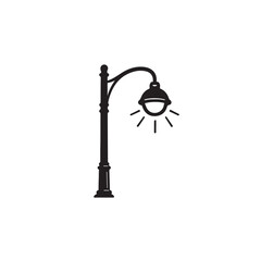 street lamp vector