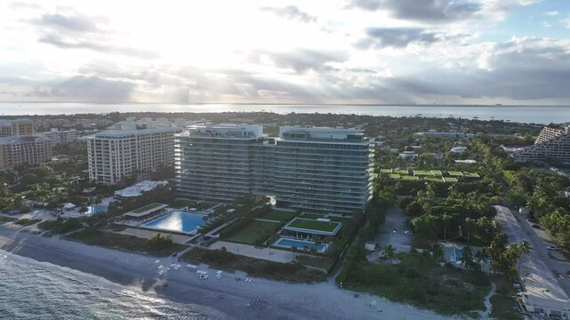 Aerial Elegance: The Ritz-Carlton Key Biscayne, Miami | Oceanfront Luxury from Above&rdquo;