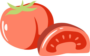 Tomato Slices Illustration