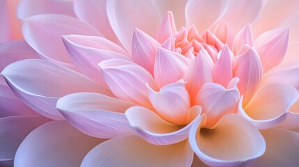 Fototapeta premium Close-up of a Pink Dahlia Blossom with Dew Drops