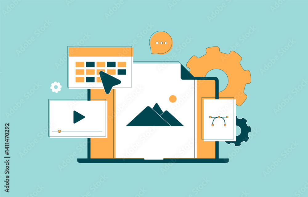 Poster automated content scheduling helps maintain consistent brand presence, improves timing and supports 