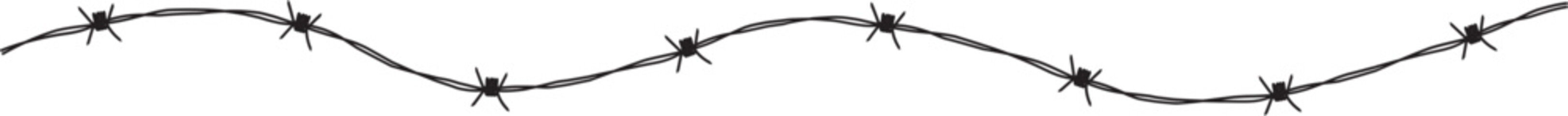 Barbed Wire Abstract Illustration