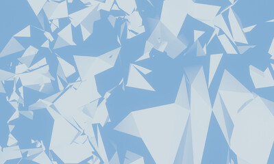 Abstract ice background. Ice crystal illustration.