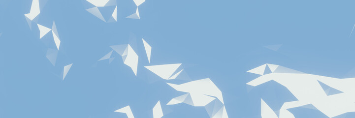 Abstract ice background. Ice crystal illustration.