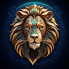 Obraz premium illustration of a lion
