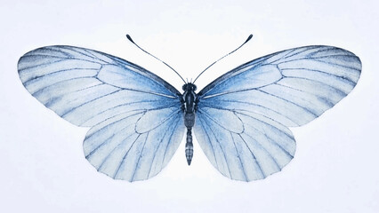 Hue Horizon butterfly isolated watercolor vector illustration svg