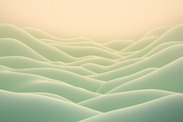 A mountain range with a light blue sky