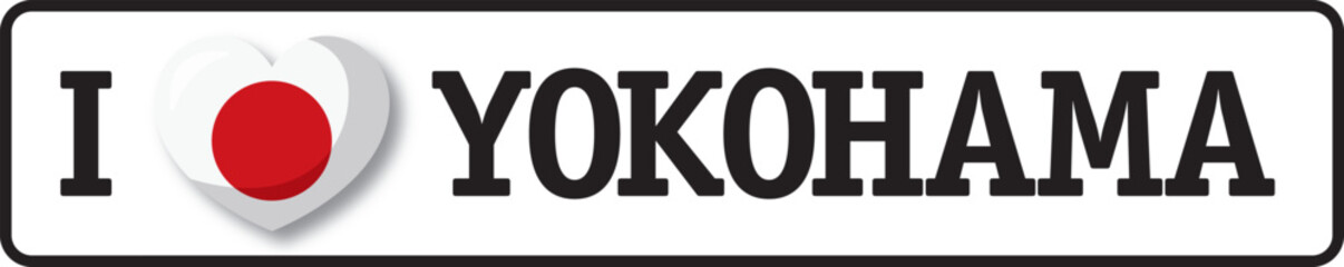 Expressing Love for Yokohama with Heart Symbol