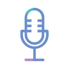 Microphone Icon Representing Voice Recording and Audio Capture