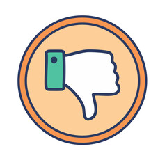 Fototapeta premium icon like on a white background