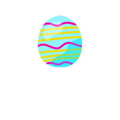 colorful easter eggs