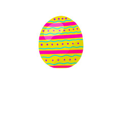 colorful easter eggs