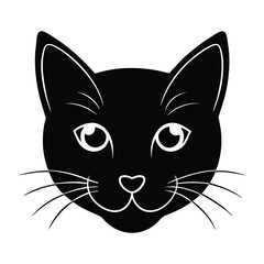 Cute animals head set with single tribal tattoo designs includes vector illustrations of black and white cats, tigers, lion dogs, bears, pigs, and foxes