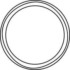 Hoop Outline Icon Line Art | Circle, Ring, Game & Toy Vector Drawing