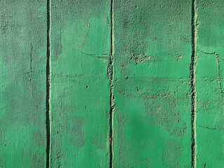 Obraz premium Green Weathered Wooden Planks Texture Background
