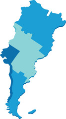 Argentina map