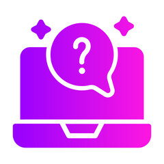 online chat Gradient icon