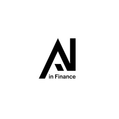 AI in Finance logo representing digital innovation, modern technology