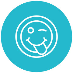 Face Savoring Food Icon