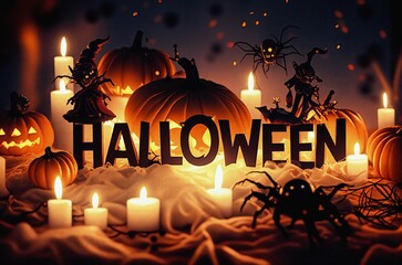 Kartki na święto halloween. Kolorowe czasami śmieszne i straszne jednocześnie. 