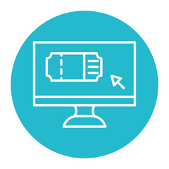 Online Cinema Booking Icon