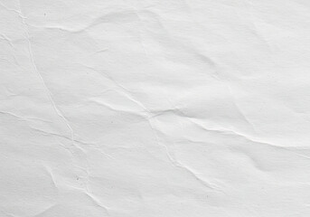 High-Resolution Crumpled White Paper Texture:  Perfect for Backgrounds, Design Elements, and Collage Projects