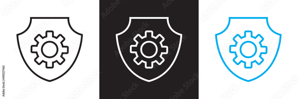 Poster technical support icon. vector for websites, mobile interfaces, presentations, banner, visual brandi