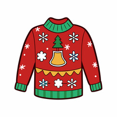 Christmas Sweater Festive Winter Vector Concept
