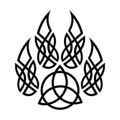 Celtic vintage symbol vector illustration