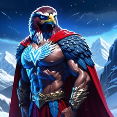 fantasy eagle in the sky