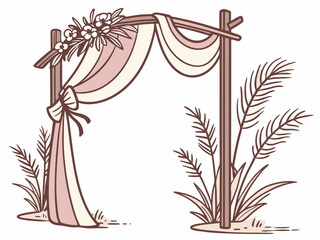 Elegant Floral Wedding Arch Ideas | Romantic Outdoor Ceremony Backdrop Inspiration for Modern Celebrations, Valentine's Day