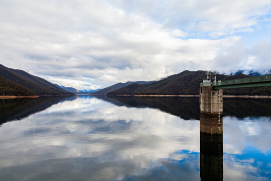 Talbingo dam intake structure for the snowy Hydroelectric scheme for Tumut 3 power station