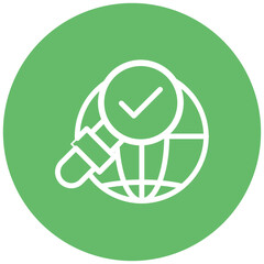 Global Search Vector Icon