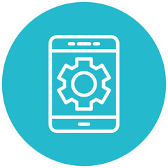 Setting System Vector Icon