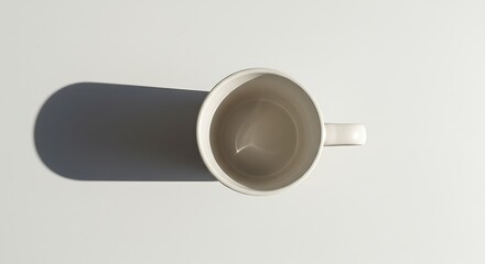 Empty Mug, Minimalist Still Life Photography