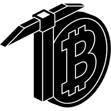 Bitcoin Mining Icon