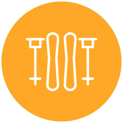Skis Icon