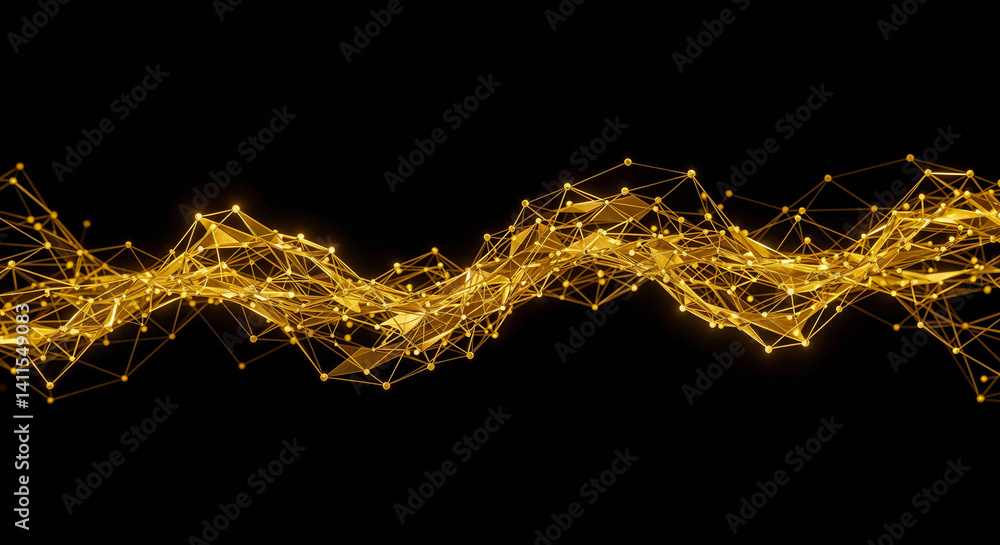 Poster abstract digital technology background . generative ai