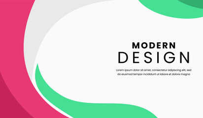 Red and green abstract geometric background vector illustration