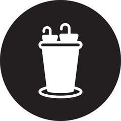 umbrella stand gradient icon