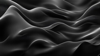 Obraz premium Abstract Dark Grey Waves Background Texture