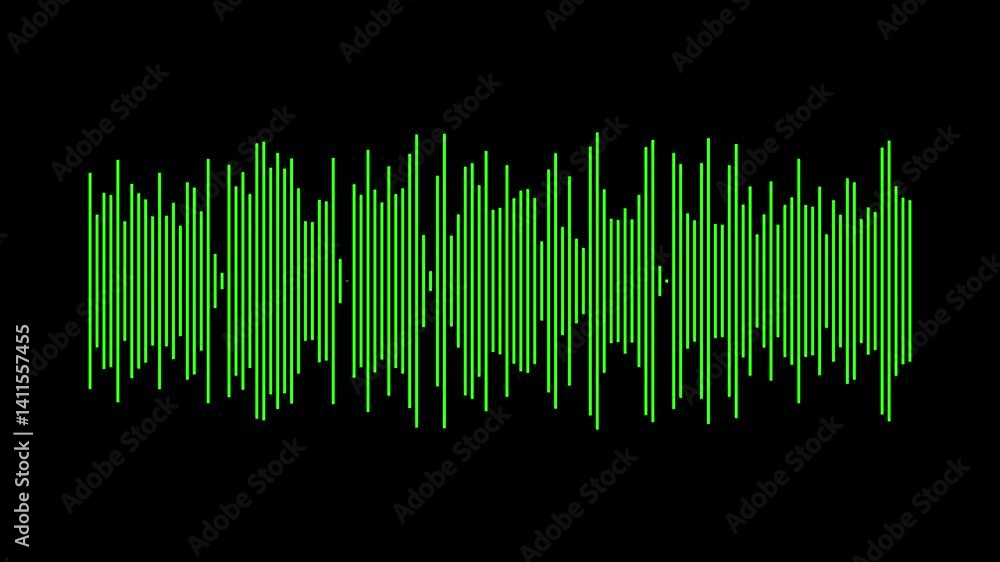 Poster sound waves background. digital mono lines waveform display,sound wave rhythm or pulse vector. waves