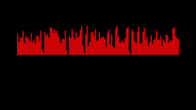 Audio music visualization, and equalizer. Audio waveform, sound waves, simple sound waves and music equalizers. Vector illustration of white music spectrum i.