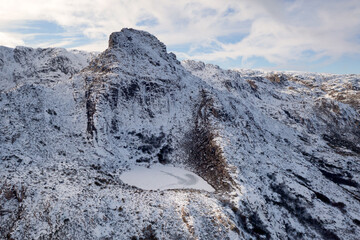 incredible snow on the Serra mountain